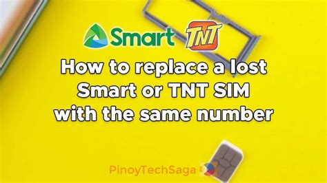 lost smart sim card replacement